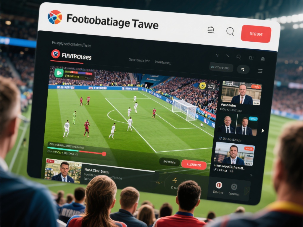 足球直播_足球视频直播_免费在线观看足球高清直播-无插件直播 以一个著名的足球直播平台为例,平台提供了