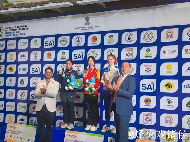 射击世界杯总决赛首日 中国队获得两金